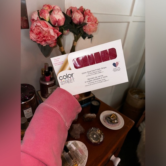 Glitter Red Color Street Nail Polish in the color “Cran-tastic” Brand New in Box - Picture 3 of 17